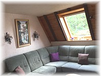 Haus am Wald Wohnzimmer